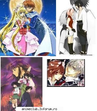 ale mele x x sakura x inuyasha shy sango x miroku and x zero (vampire king ne
 :hi:  :hi:  :hi: